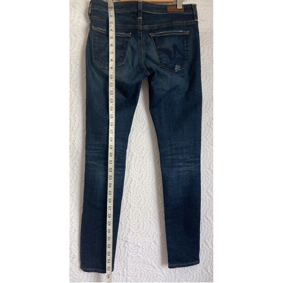 AG Adriano Golschmied Skinny Jeans Womens Legging Ankle Mid Rise Distressed 26 - Picture 4 of 13